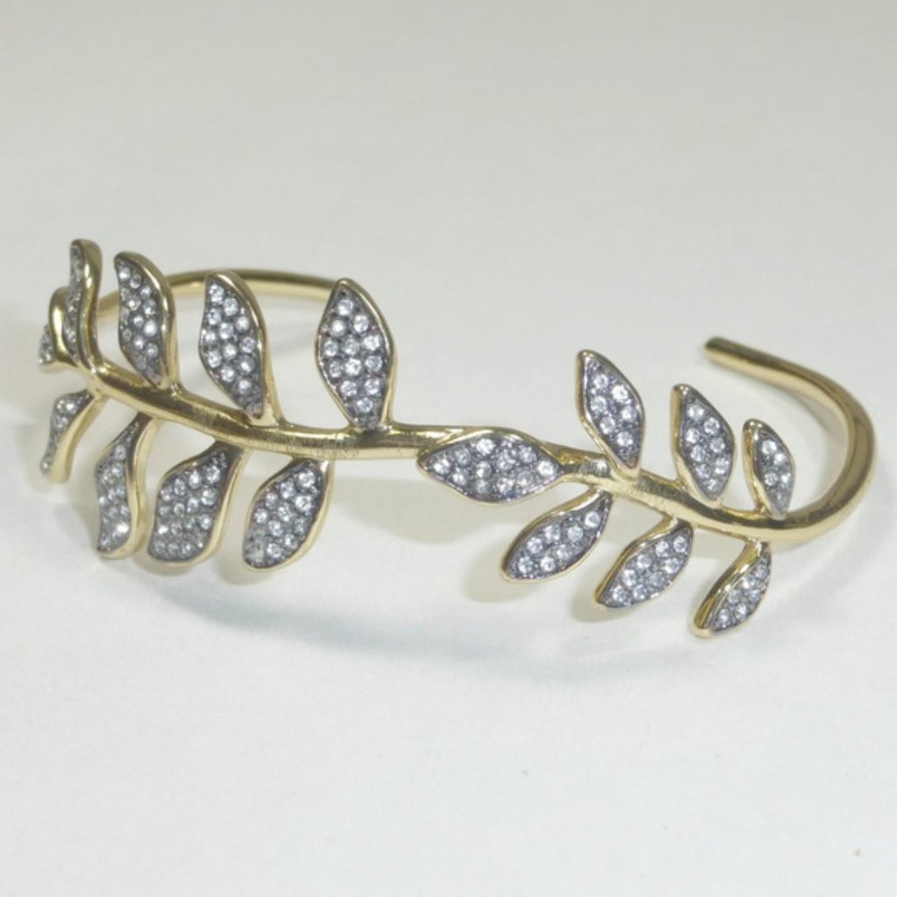 [Stella & Dot] Ivie gold leaf cuff bracelet